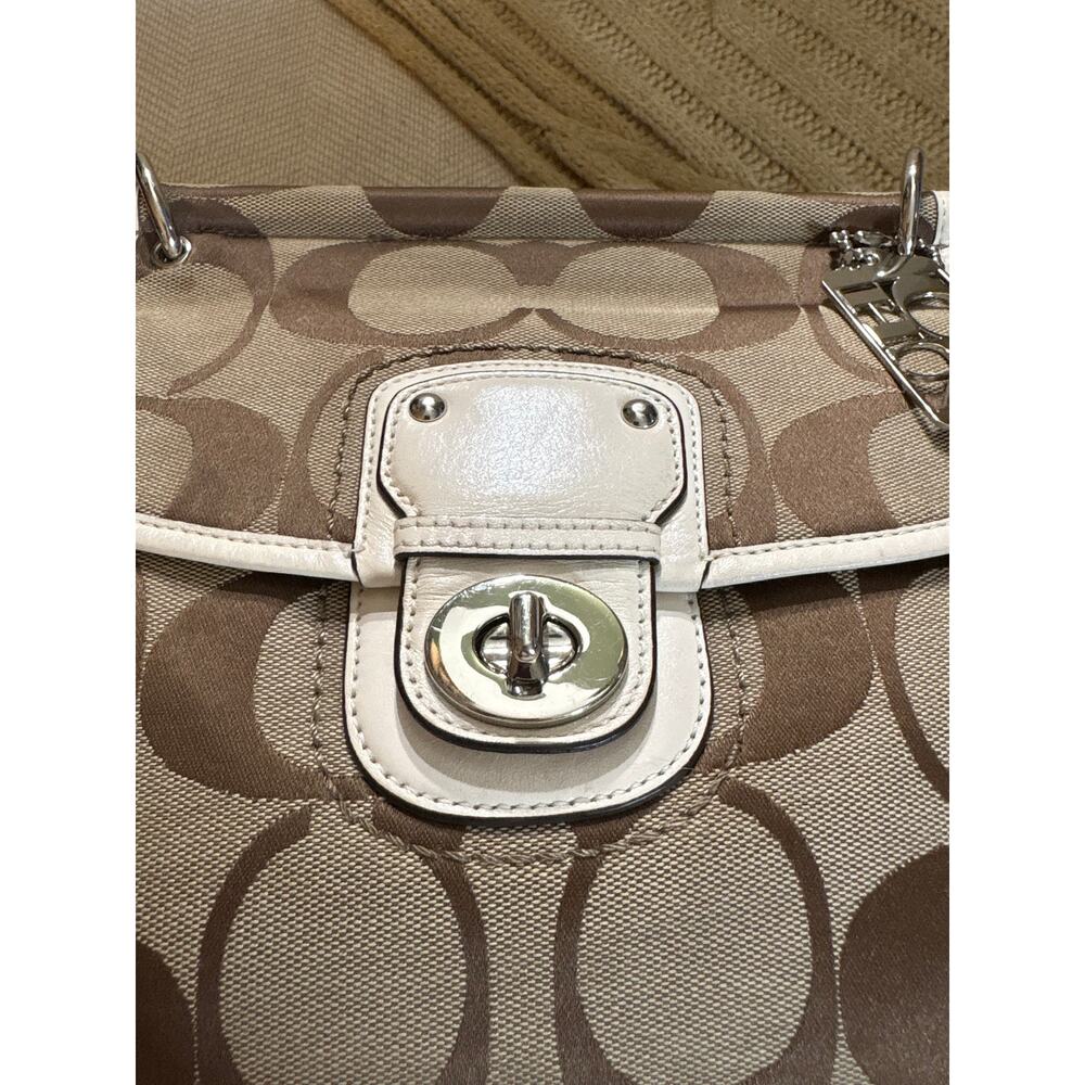 Coach 70th Anniversary Limited Edition Willis 19034 - Ivory/Tan/Khaki - Picture 11 of 16